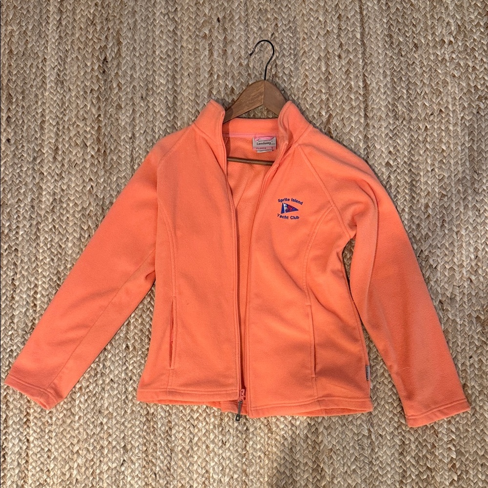 Orange Fleece Jacket